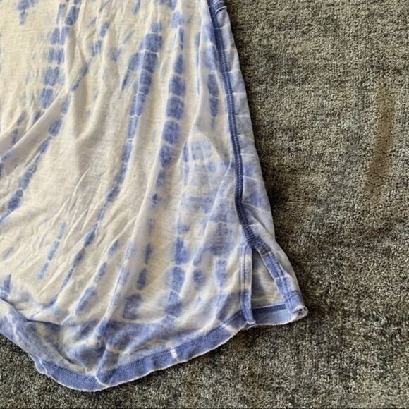 Kensie Performance Tie-Dye Tank Blue Lightweight - Picture 4 of 10